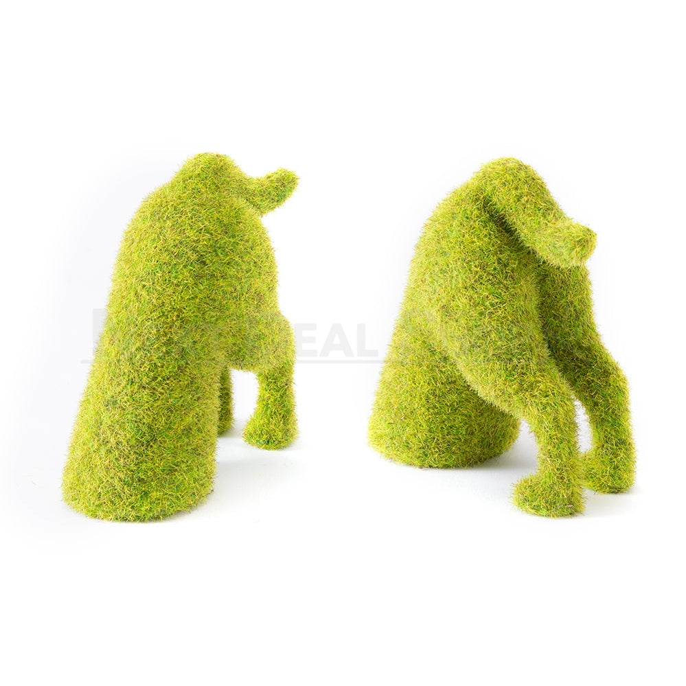 Adorable Moss Puppy Butt Garden Decor - Yard Patio Potted Plant Cute Statue Ornament