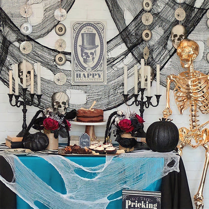 Giant Creepy Halloween Gauze Cloth Decor