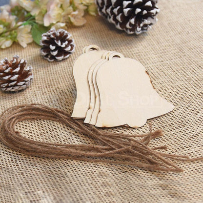 10 Pcs DIY Wood Pieces for Christmas Tree Ornaments-Next Deal Shop-Next Deal Shop