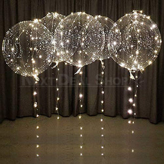 10 Pcs - Led Light Up Party Balloon