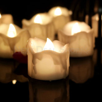 12 Pcs - Flameless LED Tea Light Candle