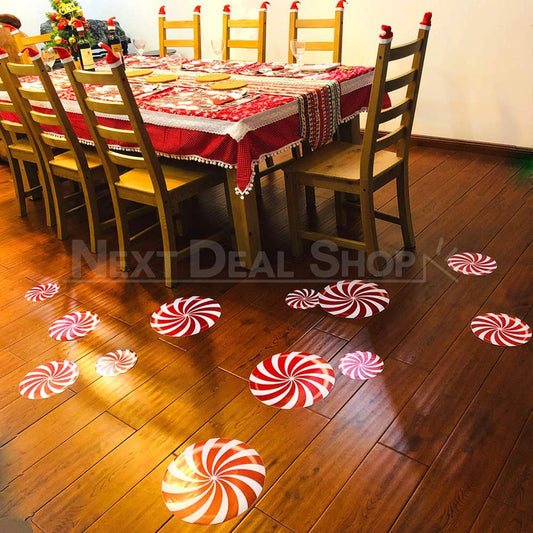 12 Pcs - Peppermint Candy Floor Sticker Set-Next Deal Shop-Next Deal Shop