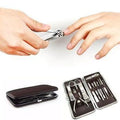 12 Pcs Stainless Steel Personal Manicure & Pedicure Set - Ideal for Travel and Home Use!