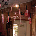 Halloween Bloody Garland Banner - Haunted House Wall Porch Party Horror Decor