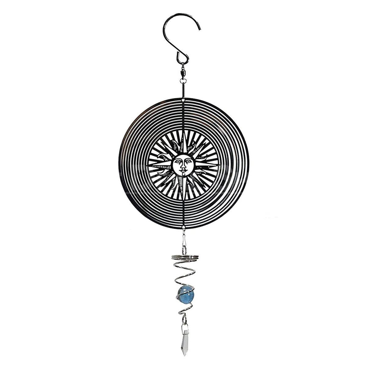 Metal Rotating Wind Chimes