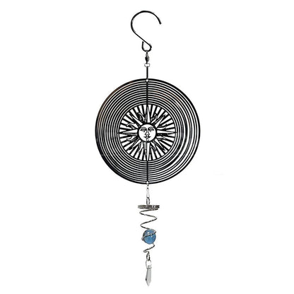 Metal Rotating Wind Chimes