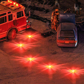 2 Pack LED Road Flares Flashing Warning Light