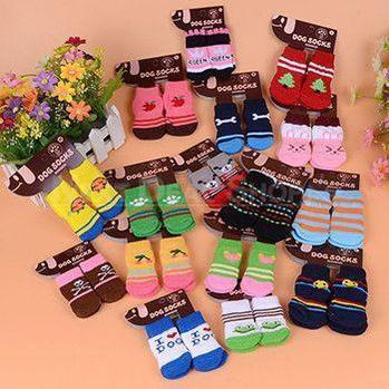2 Pack Assorted Pet Socks (3 Size Available)-Next Deal Shop-Next Deal Shop