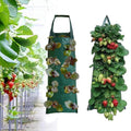 2 Pack - Vertical Hanging Plant Bag with 8 Slits - Fabric Wall Planter for Garden Balcony Yard Vegetable Flower Growing