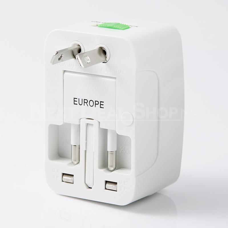 2 Packs Universal World-Wide Travel Charger Adapter Plug-Next Deal Shop-Next Deal Shop