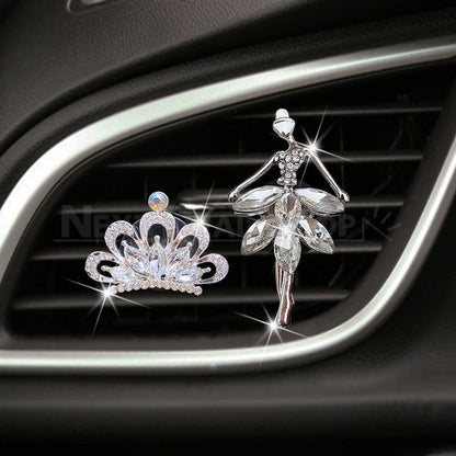 2 Pcs - Ballerina & Crown Car Air Freshener-Next Deal Shop-Next Deal Shop
