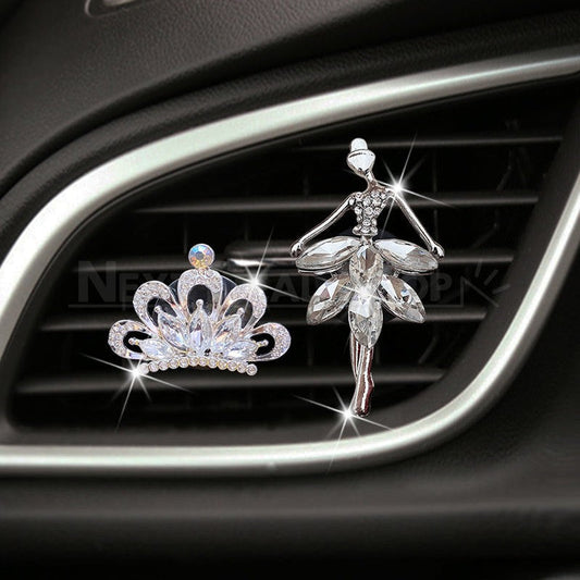 2 Pcs - Ballerina & Crown Car Air Freshener-Next Deal Shop-Next Deal Shop
