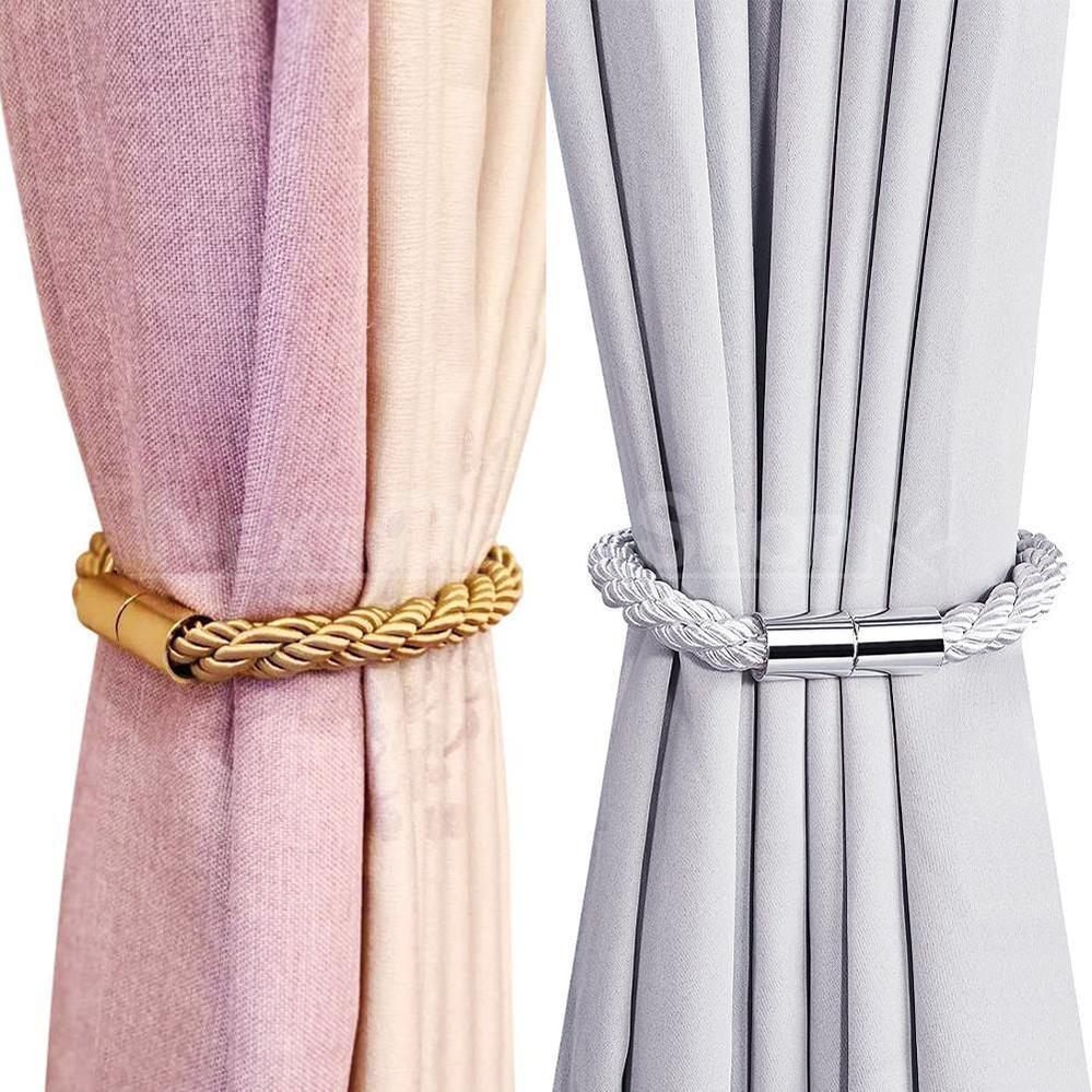 2 Pcs - Magnetic Curtain Tiebacks-Next Deal Shop-Next Deal Shop