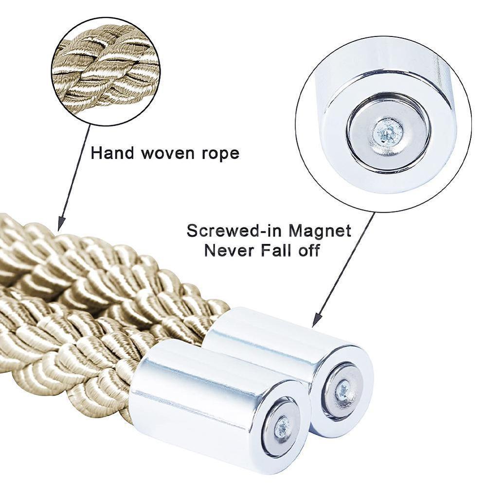 2 Pcs - Magnetic Curtain Tiebacks-Next Deal Shop-Next Deal Shop