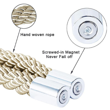 2 Pcs - Magnetic Curtain Tiebacks-Next Deal Shop-Next Deal Shop