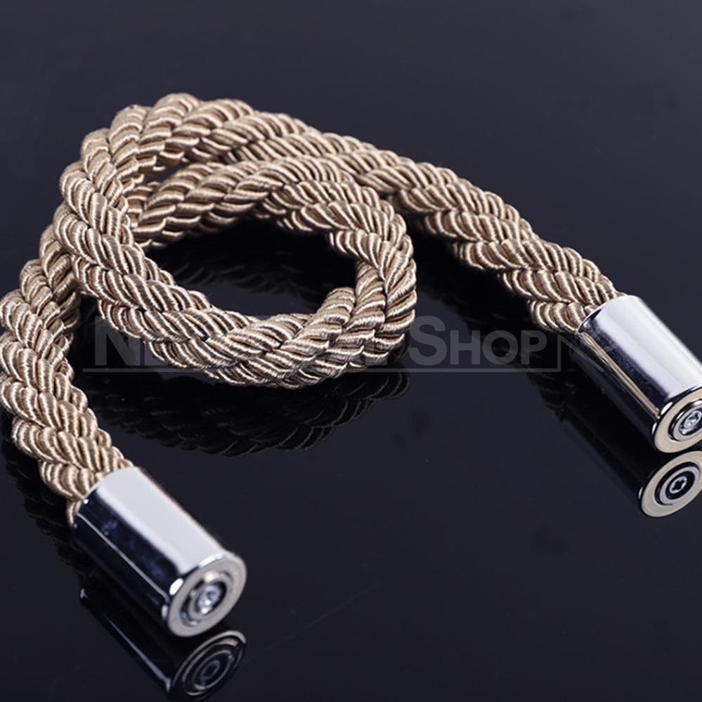 2 Pcs - Magnetic Curtain Tiebacks-Next Deal Shop-Brown-Next Deal Shop