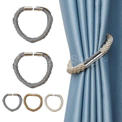 2 Pcs - Magnetic Curtain Tiebacks-Next Deal Shop-Next Deal Shop