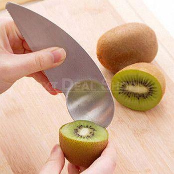 2 in 1 Stainless Steel Kiwi Cutter with Half Dig Spoon-Next Deal Shop-Next Deal Shop