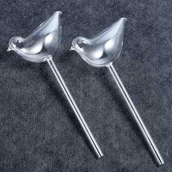 2 Pcs Self-Watering Plant Glass Bulbs
