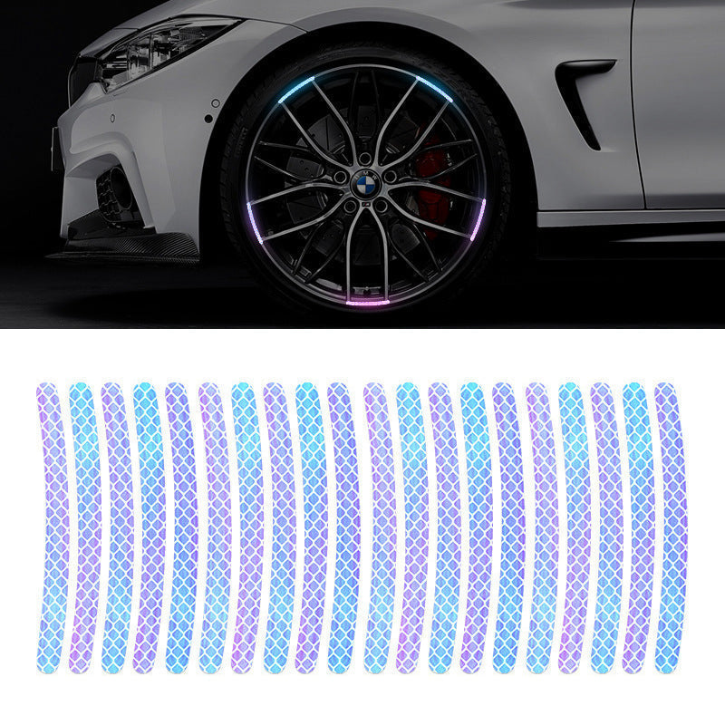 20 Pcs - Car Wheel Hub Reflective Sticker-Next Deal Shop-Multi color-Next Deal Shop