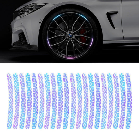 20 Pcs - Car Wheel Hub Reflective Sticker-Next Deal Shop-Multi color-Next Deal Shop