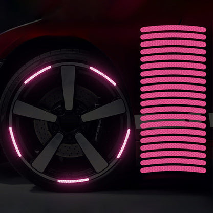 20 Pcs - Car Wheel Hub Reflective Sticker-Next Deal Shop-Pink-Next Deal Shop