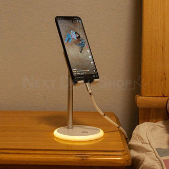 2 in 1 Phone and Tablet Stand with Night Lamp