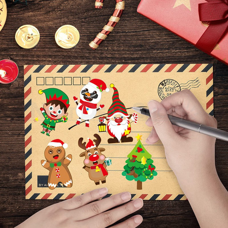 24 Sheets - Make Your Own Christmas Sticker-Next Deal Shop-Next Deal Shop