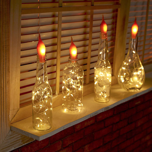 Copper Wire Flame Light - Dining Table Bedroom Wedding Party Candle Lighting Decor