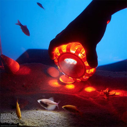 2 Pack LED Road Flares Flashing Warning Light