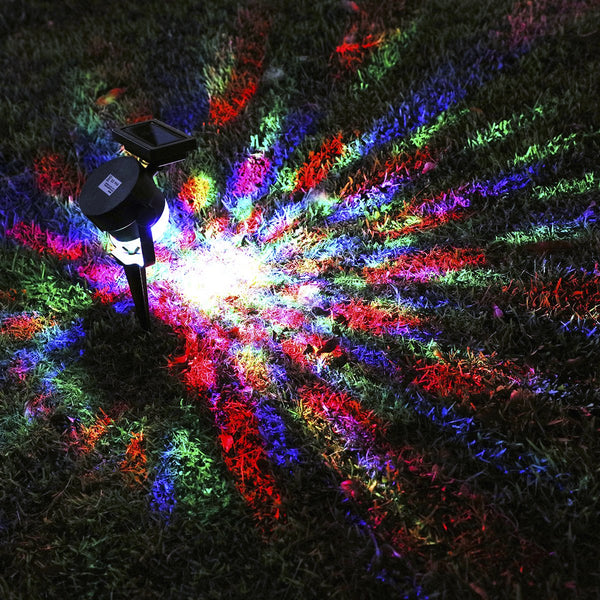 Solar-Powered Multi-Color LED Rotation Projector Light – nextdealshop.co.uk