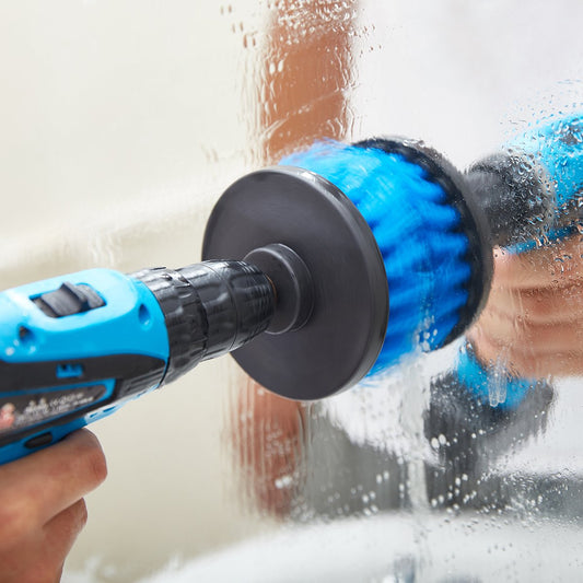 Drill Scrub Brush Head Set - Scrubbing Brush Heads for Kitchen, Bathroom, Tile and Grout Cleaning