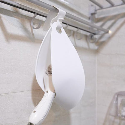 Easy Hair Dryer Hanger - Bathroom Space Saving Hanging Storage Holder