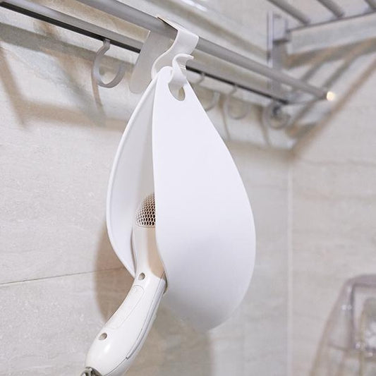 Easy Hair Dryer Hanger - Bathroom Space Saving Hanging Storage Holder