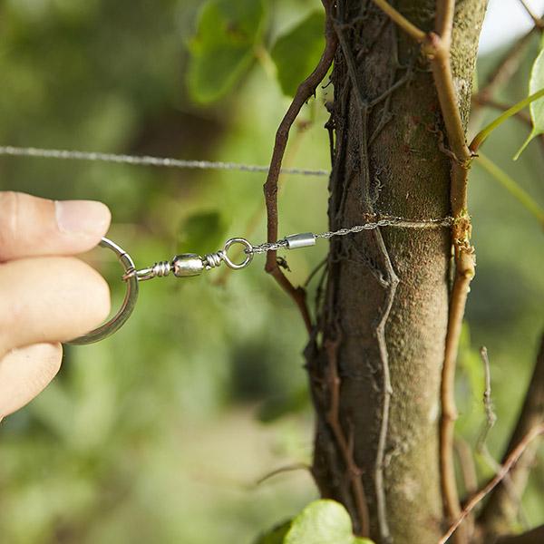 Handy Steel Wire Saw - Useful Outdoor Camping Survival Gadget Gift for Hiking Emergency Use