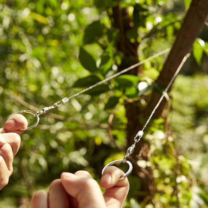 Handy Steel Wire Saw - Useful Outdoor Camping Survival Gadget Gift for Hiking Emergency Use