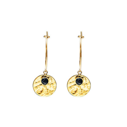 18K Plated Gold Meteor Necklace & Earring