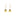 18K Plated Gold Meteor Necklace & Earring
