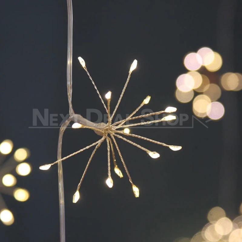 USB Powered Starburst LED String Light - Home Wedding Holiday Lighting Decor