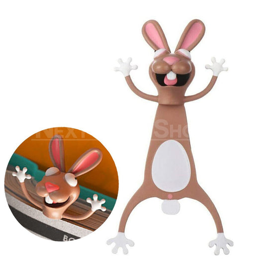 Novelty Wacky Bunny 3D Bookmark