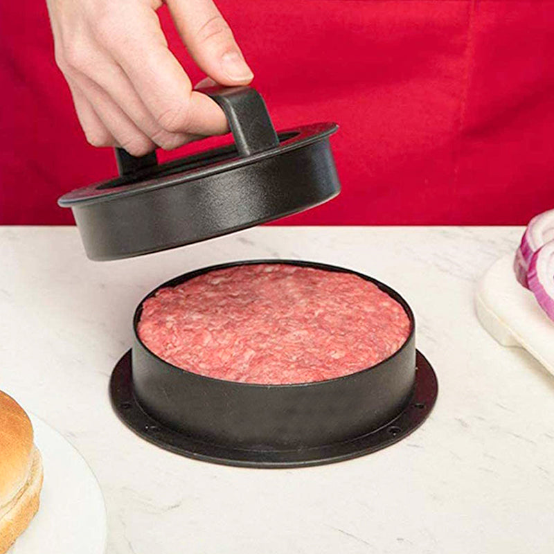 Burger Patty Press Maker Set - Easy Burger Making Tool for Kitchen Cooking