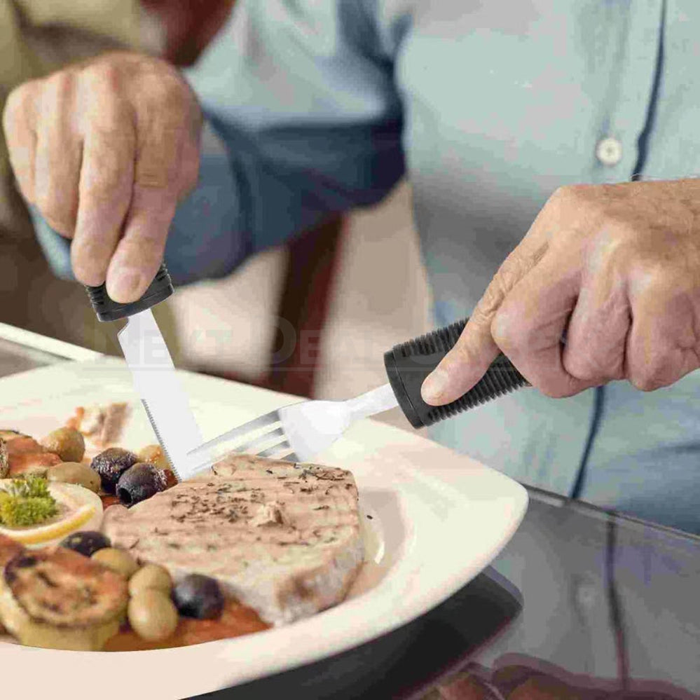 3 Pcs Easy Grip Utensil Set - Adaptive Utensils for Arthritis-Next Deal Shop-Next Deal Shop