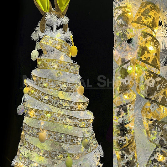 32ft Easter Themed Pattern LED Light Up Ribbon-Next Deal Shop-Next Deal Shop