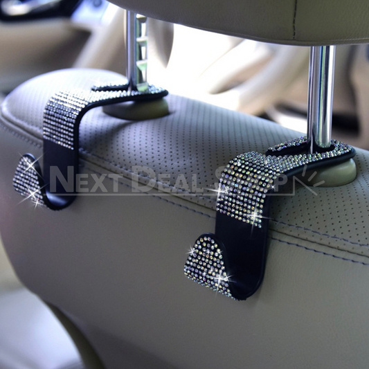 Rhinestone Car Back Seat Hook - Car Backseat Storage Hanger