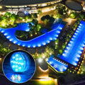 2 Pcs Magnetic Underwater LED Lights with Suction