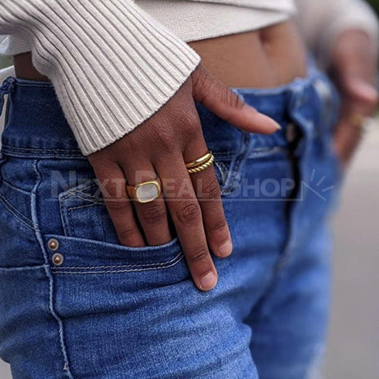 18K Plated Gold Ring Jewelry