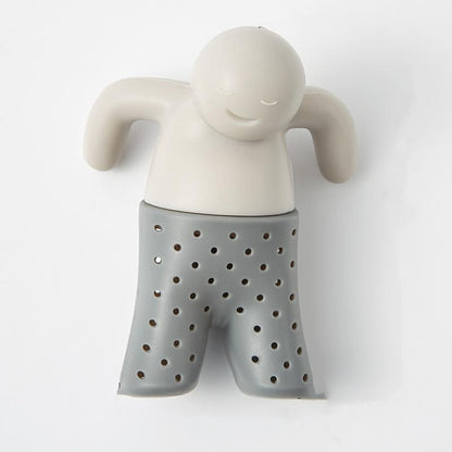 4 Pcs Mr. Tea Infuser - Cute Tea Steeper for Kitchen, Office and Tea Lovers Gift