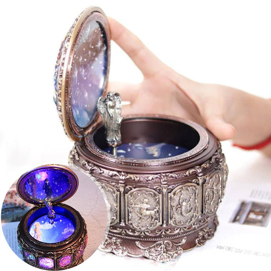 Zodiac LED Wind Up Music Box