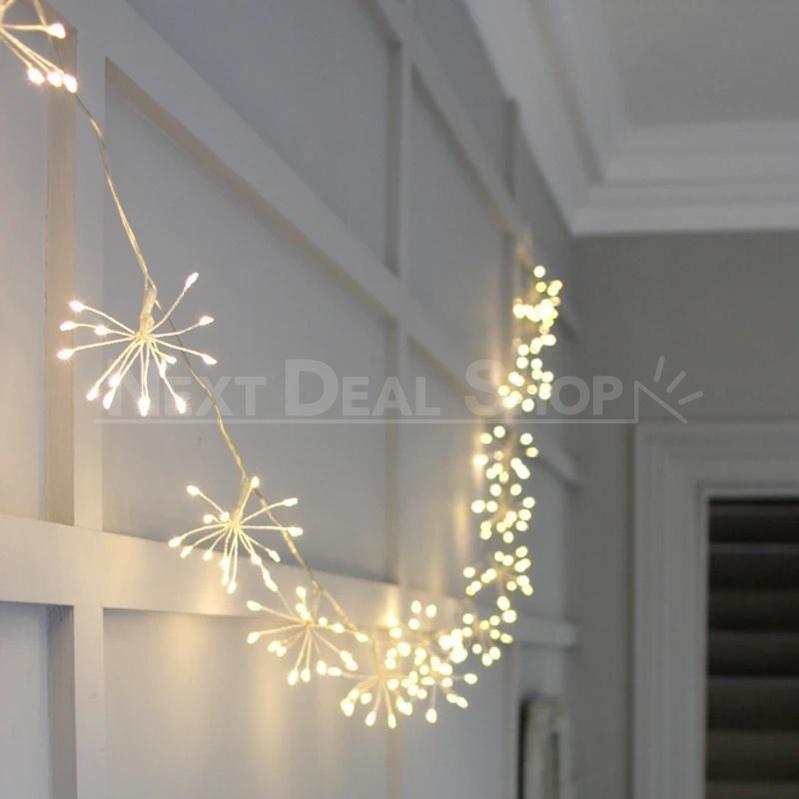 USB Powered Starburst LED String Light - Home Wedding Holiday Lighting Decor