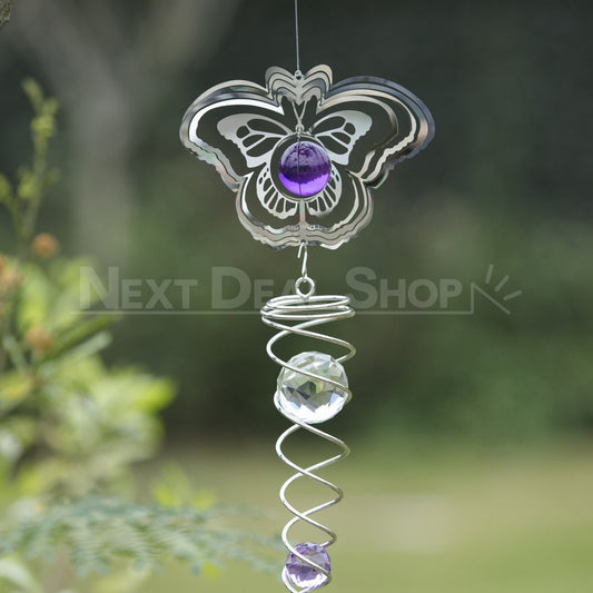 3D Hanging Rotating Wind Chimes-Next Deal Shop-Butterfly-Next Deal Shop